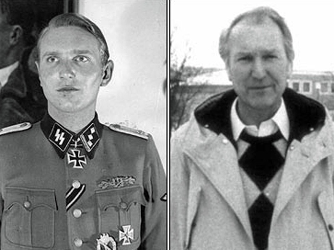 A la izquierda, Soeren Kam en una foto tomada en 1945. A la derecha, en una imagen de 1978. Archivo