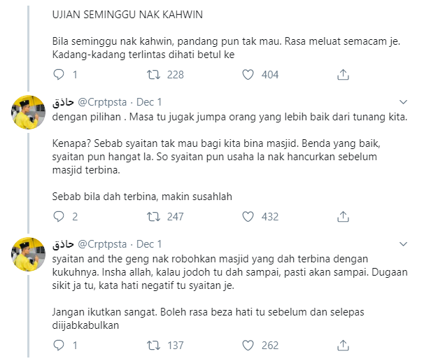 Ini Realiti Fasa Bertunang. Seminggu Nak Kahwin, Pandang Pun Tak Mahu. 1