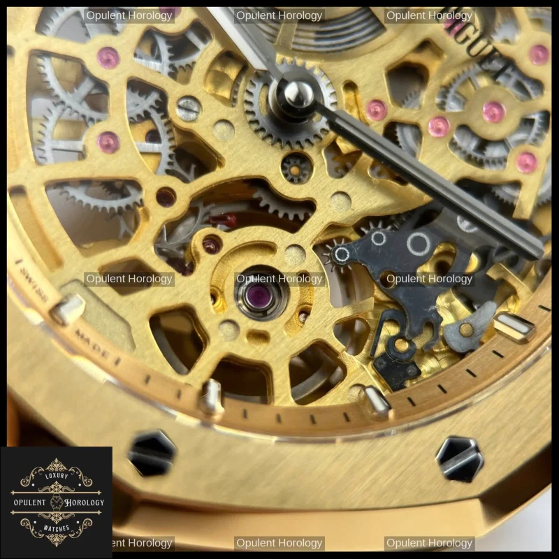Audemars Piguet Royal Oak Jumbo Extra-Thin Openworked 16204 39mm Automatic Skeleton - Super Clone