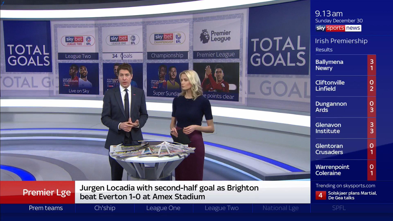 30 December - 09.00.00 - Total Goals. Enjoy all the goals from t