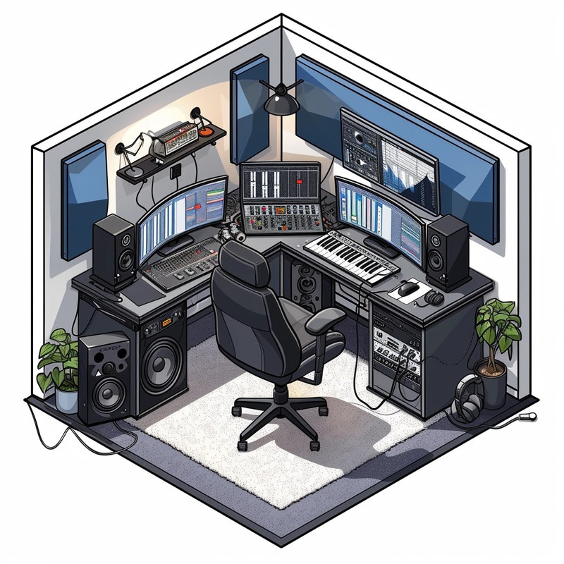 best chair music studio