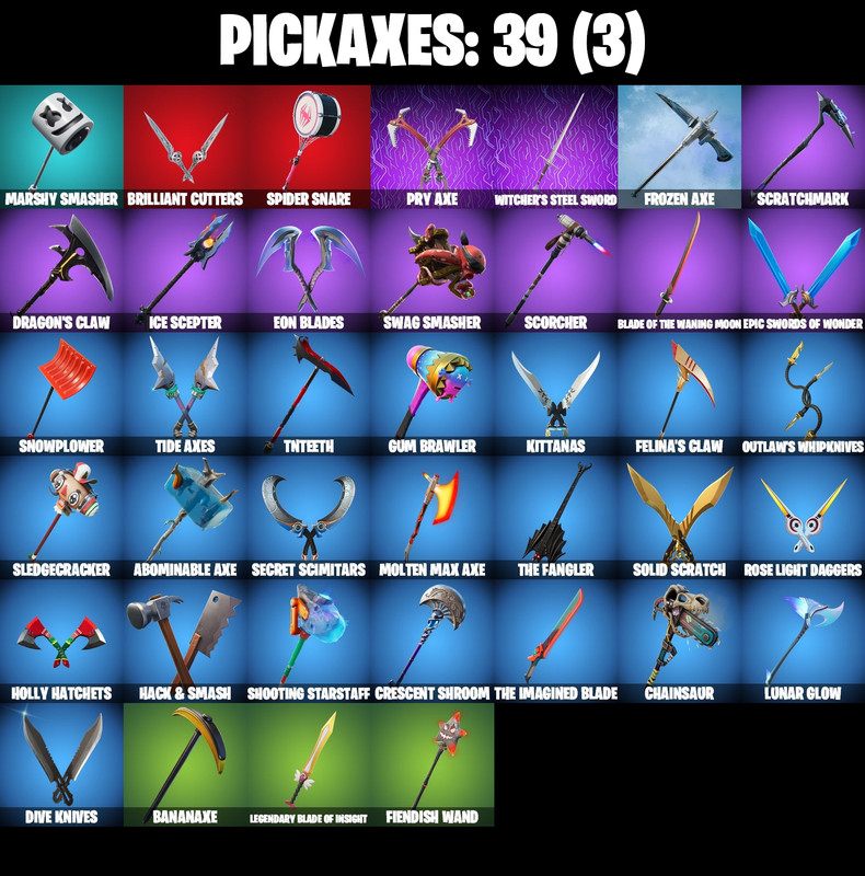 pickaxes comp