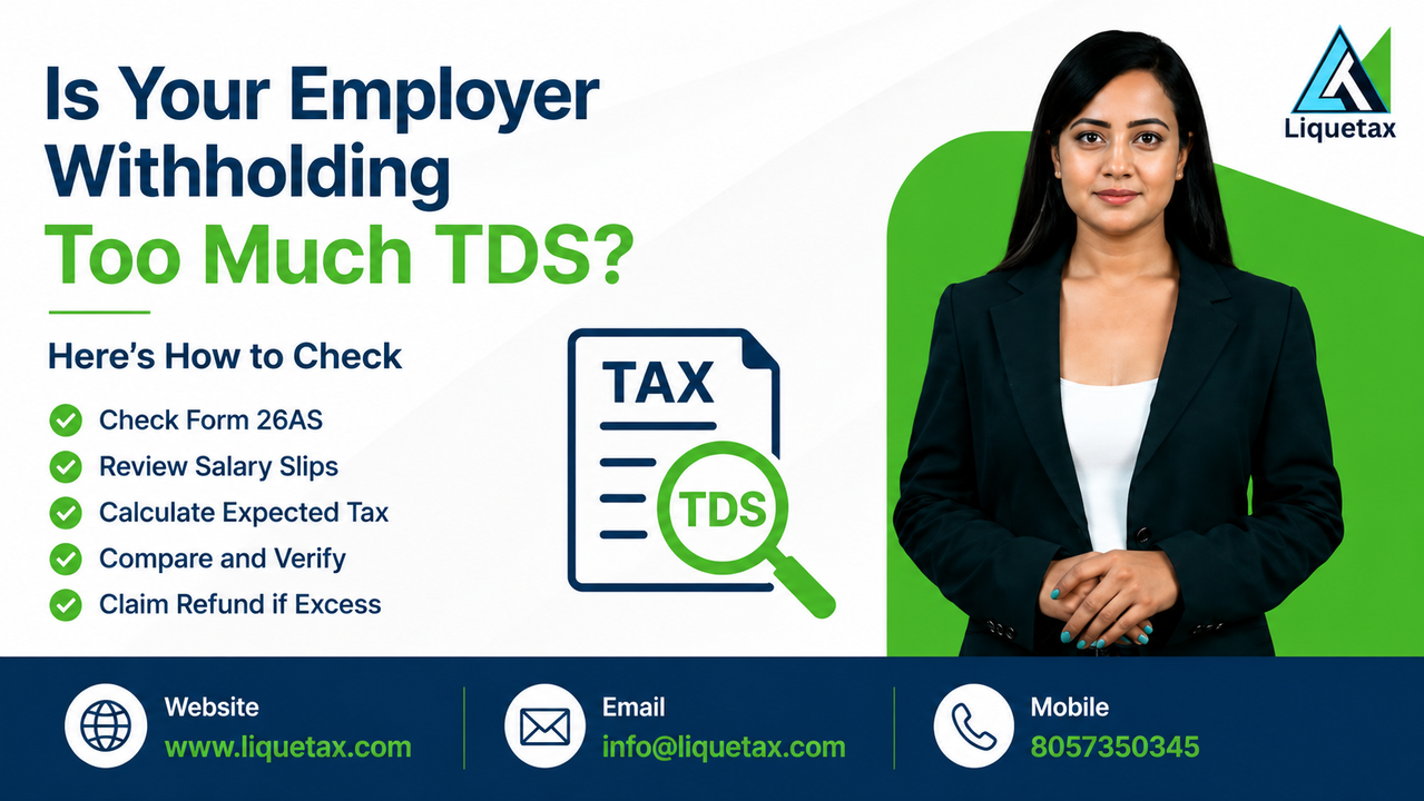 Check TDS over-deduction - Liquetax