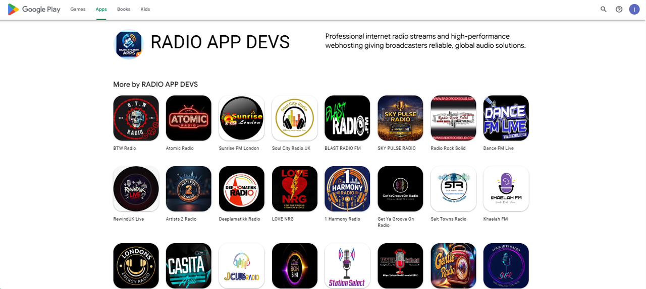 App Store Developer Account Screenshot