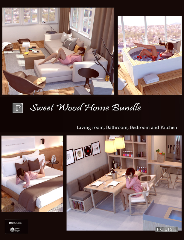 00 main sweet wood home bundle daz3d 1