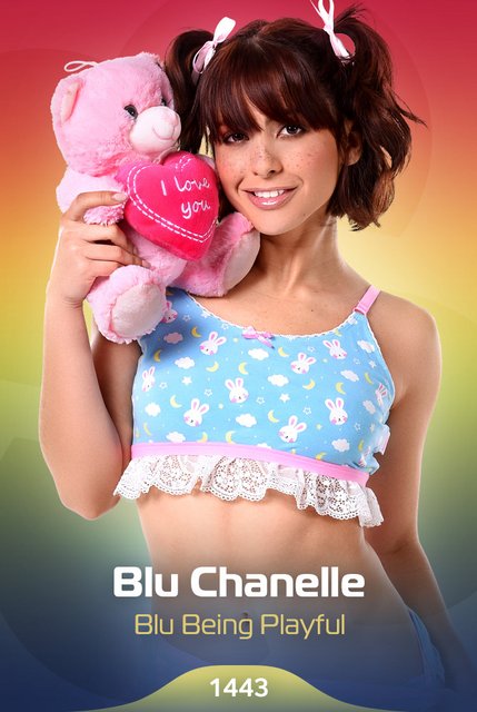 Blu Chanelle - Blu Being Playful - Card # f1443 - x 50 - 4500px - January 4, 2024