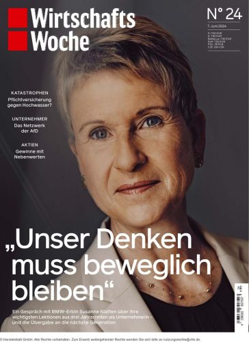 Cover: Wirtschaftswoche Magazin No 24 vom 07  Juli 2024