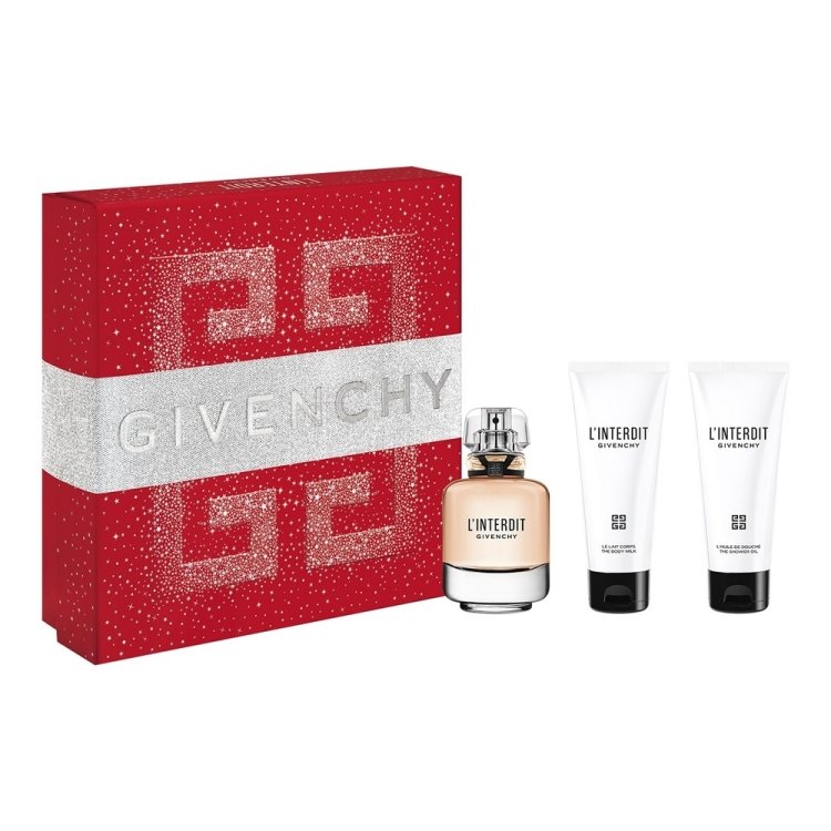 GIVENCHY L'INTERDIT SET EDP 80ML+ B/M 75ML+ S/O 75ML
