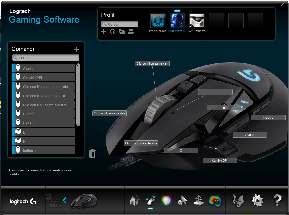 SWB2 action profiles - Logitech