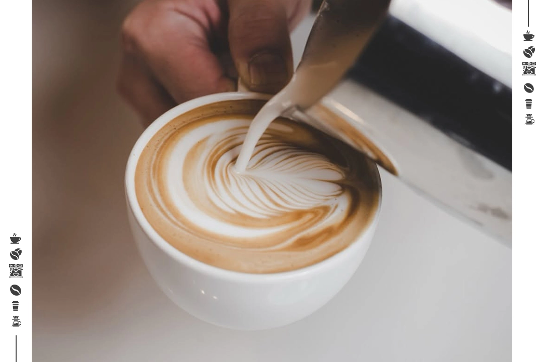 Barista creating beautiful latte art
