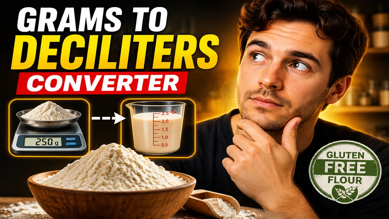 Grams To Deciliters Flour Converter