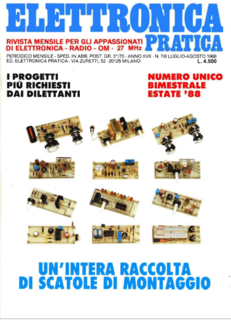 Elettronica pratica N. 7/8 - Luglio agosto 1988
