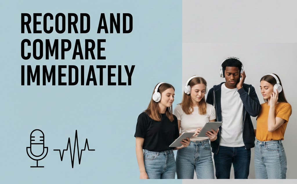 Ear training practice illustration