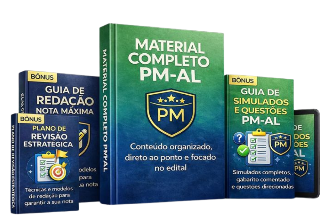 Combo Completo PM-AL — Conteúdos do Plano