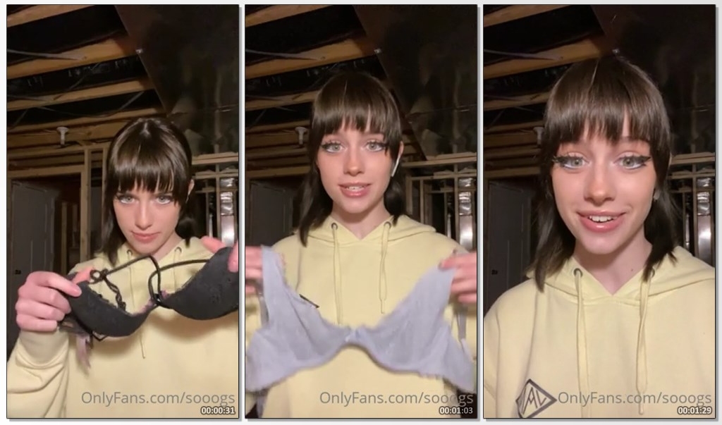 Soogsx Measures Some Bras – OnlyFans