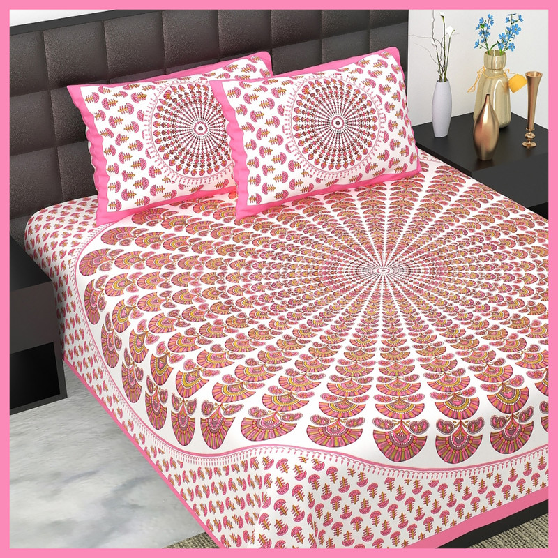 amazon cotton bedsheet bazar cotton fabric rajasthani design (82)