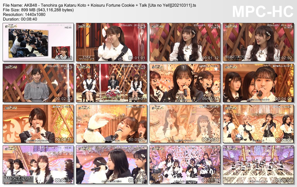 AKB48 - Tenohira ga Kataru Koto   Koisuru Fortune Cookie   Talk [Uta no Yell][20210311].ts_thumbs_[2