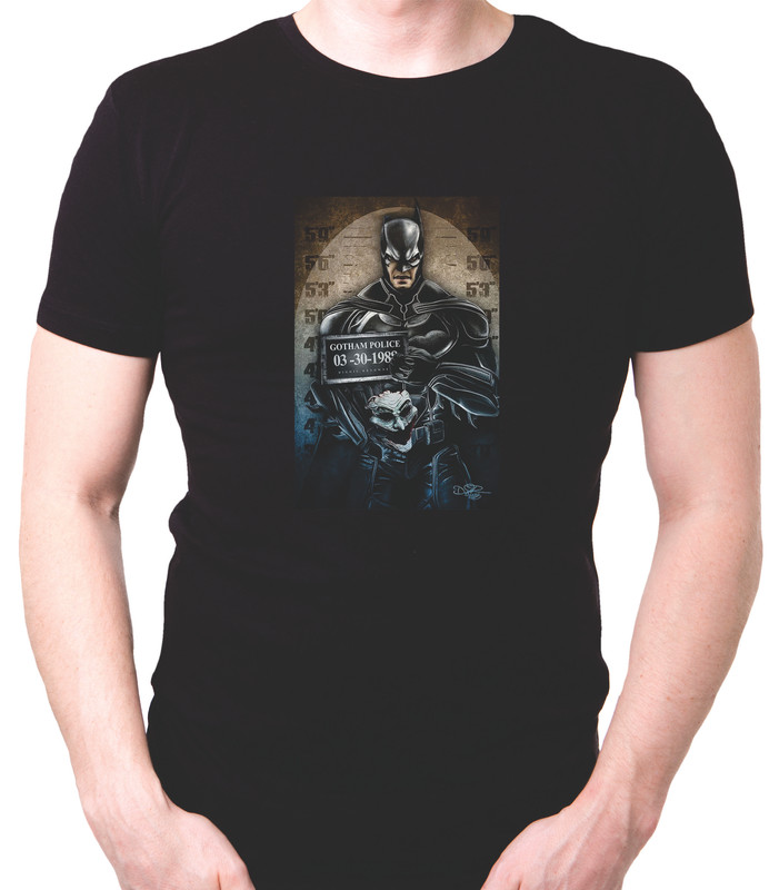 Camiseta Procurado Suspeito Fichado Batman
