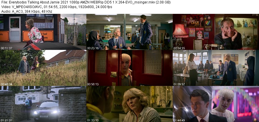 Everybodys Talking About Jamie 2021 1080p AMZN WEBRip DD5 1 X 264-EVO Everybodys Talking About Jamie 2021 1080p AMZN WEBRip DD5 1 X 264-EVO