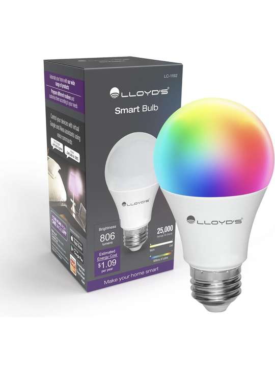 Amazon: Foco Inteligente WiFi, Multicolor + Luz Blanca Fría y Cálida. Compatible con iOS, Android, Alexa y Asistente de Google