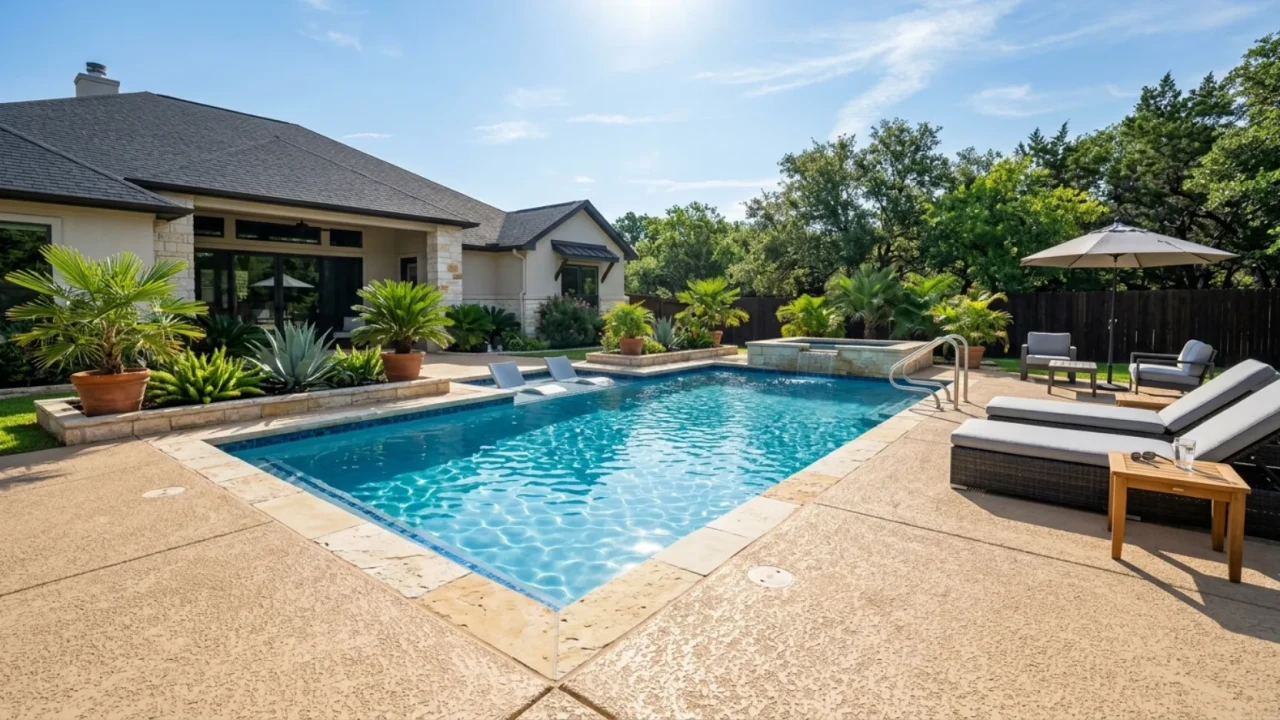 Kool-Deck pool deck coating San Antonio Texas resurfacing