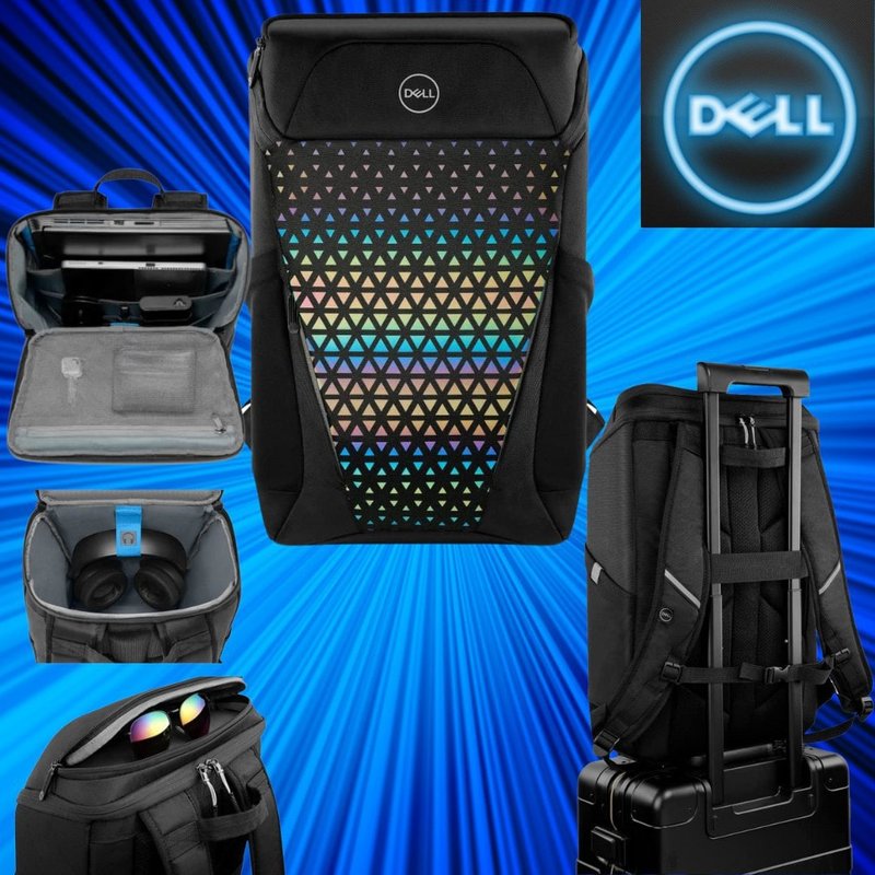 Mochila DELL Gaming, Preto, 460-BCZE, 15.6″ e 17.3″