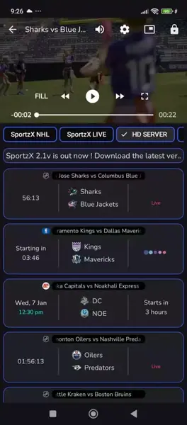  SportzX TV APK 