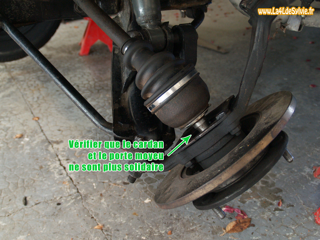 cardan sans démontage de rotule inf