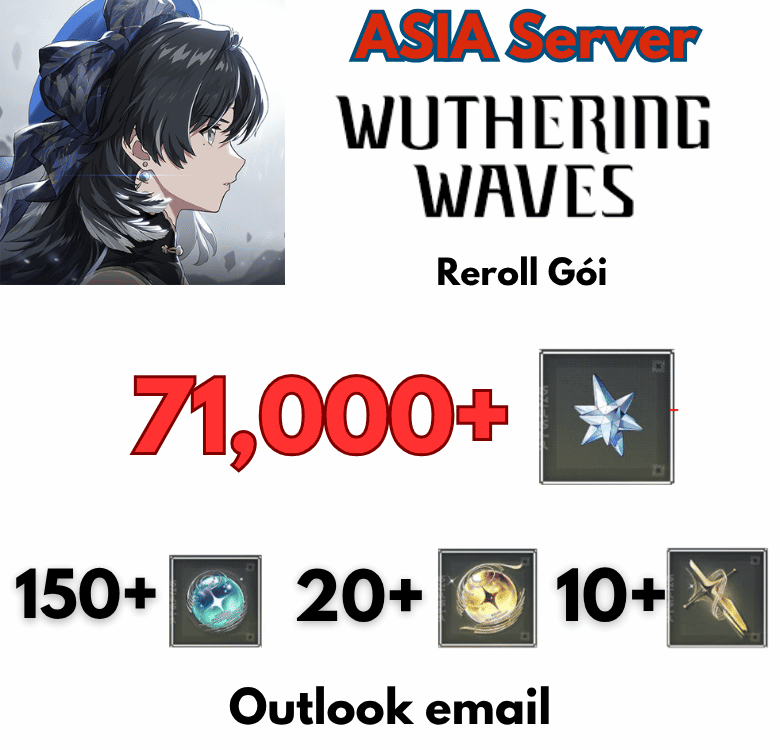 [ASIA] Wuthering Waves Reroll Account