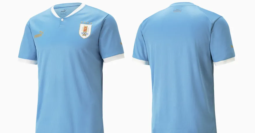 camiseta titular uruguay