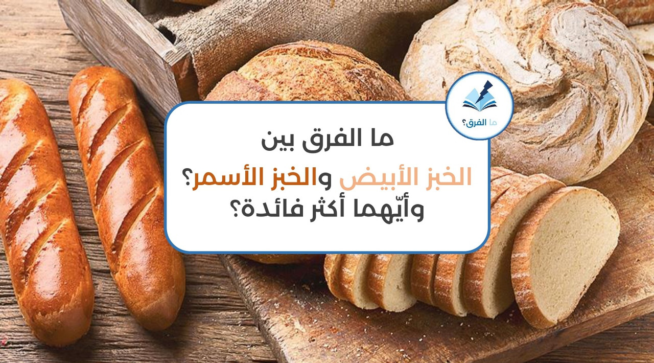 ما الفرق بين الخبز الأبيض والخبز الأسمر؟ وأيهما أكثر فائدة؟