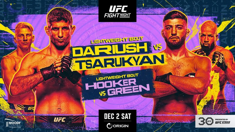Пуснаха постера за UFC on ESPN: Дариуш - Царукян