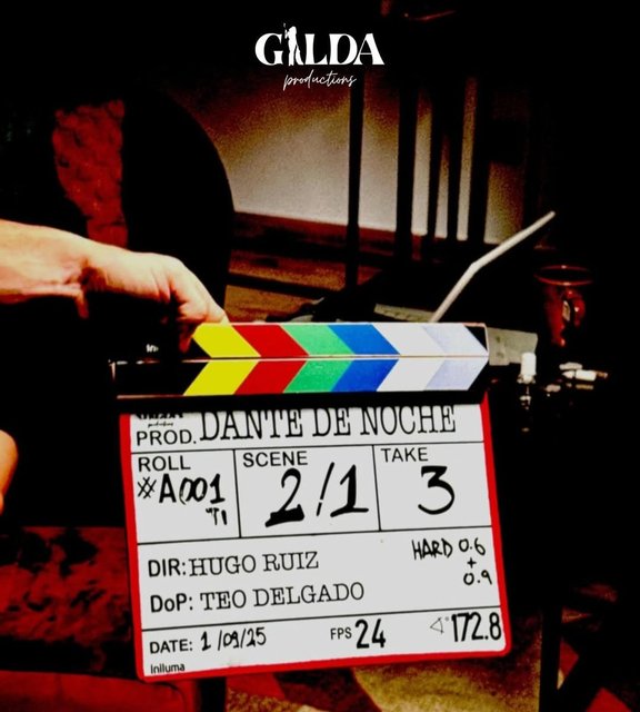 LA PELÍCULA “DANTE DE NOCHE” EN RODAJE BAJO LA PRODUCCIÓN DE GILDA PRODUCTIONS