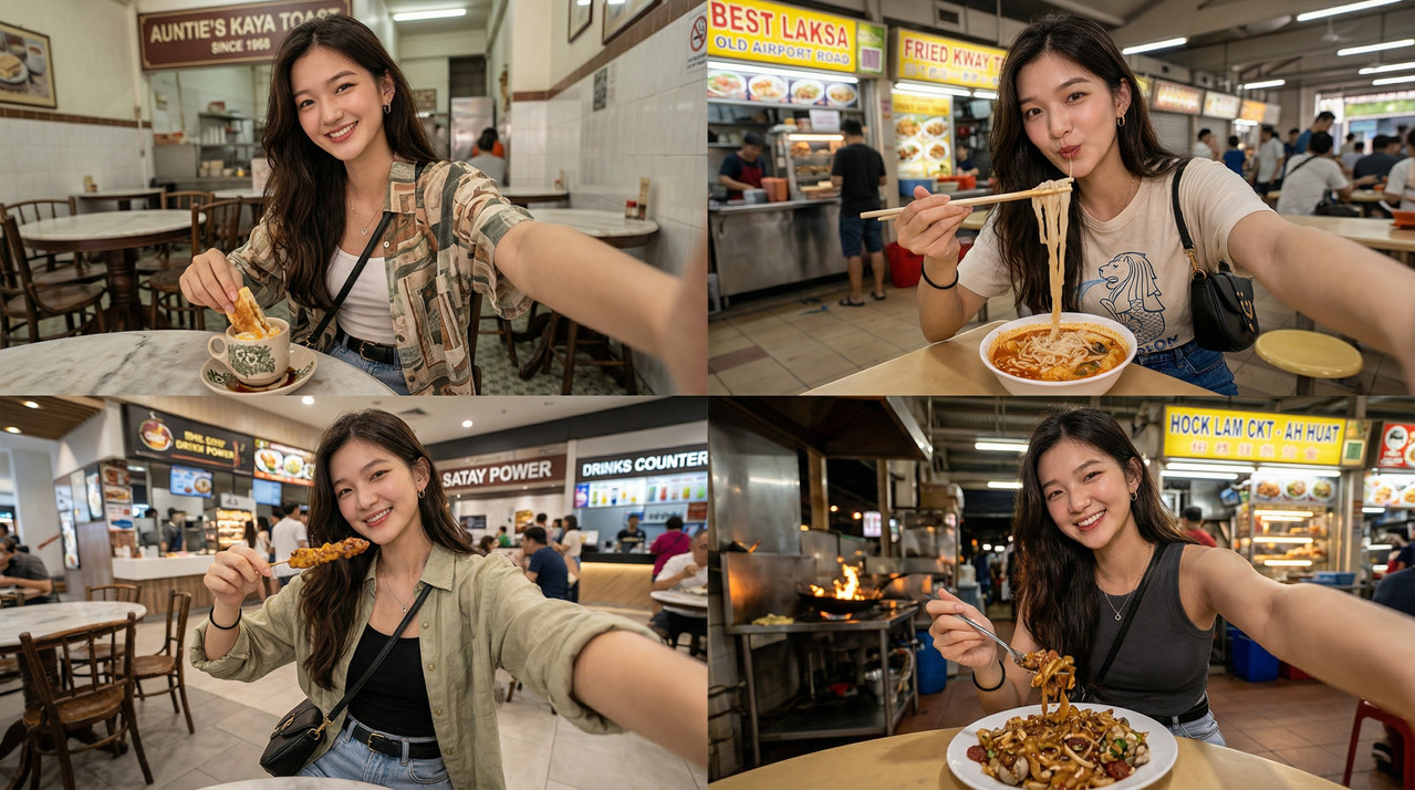4 variation of selfie pose image2 different cloth delpmaspu (1)