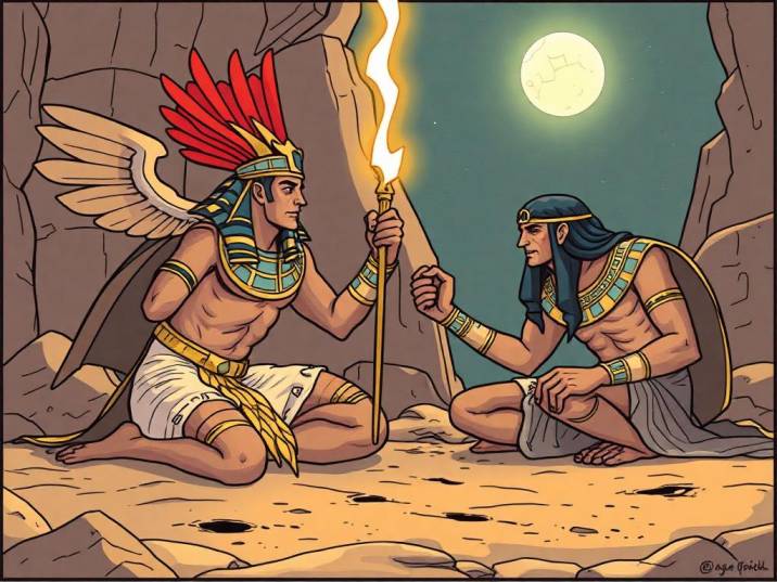 The Contendings Of Horus And Seth Comic