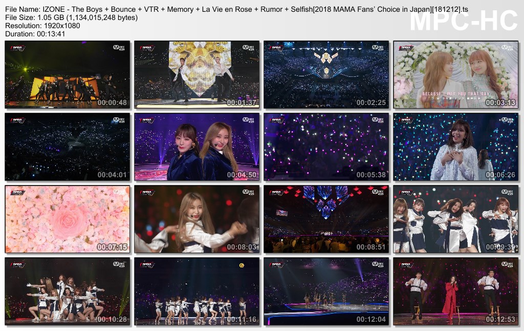 IZONE - The Boys   Bounce   VTR   Memory   La Vie en Rose   Rumo