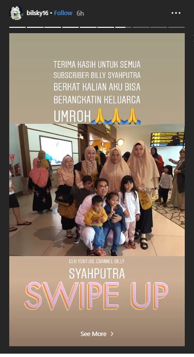 Billy Syahputra umrah