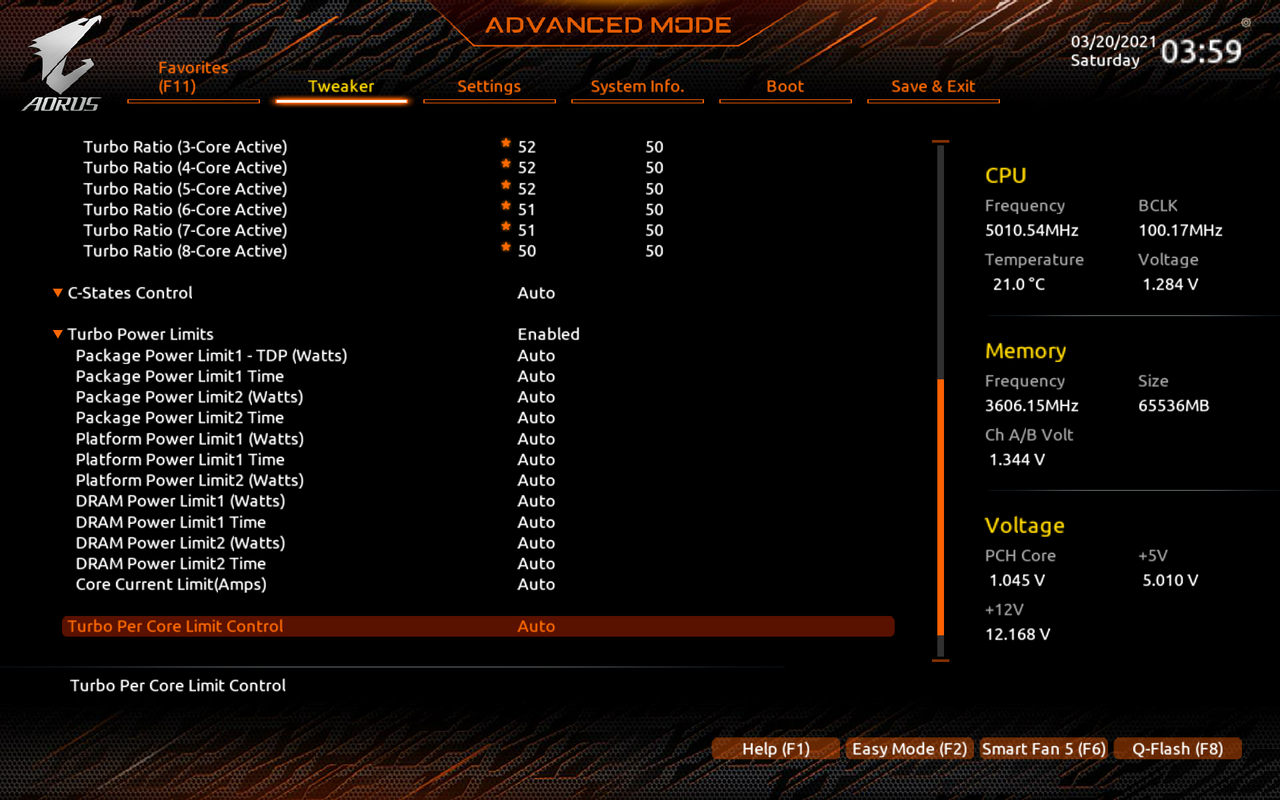 5. Advanced CPU Settings 2
