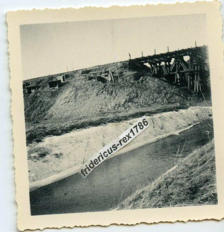 ! Foto Ostfront am Newa Bogen Freiwilligen Legion Flandern Brückenkopf März 43