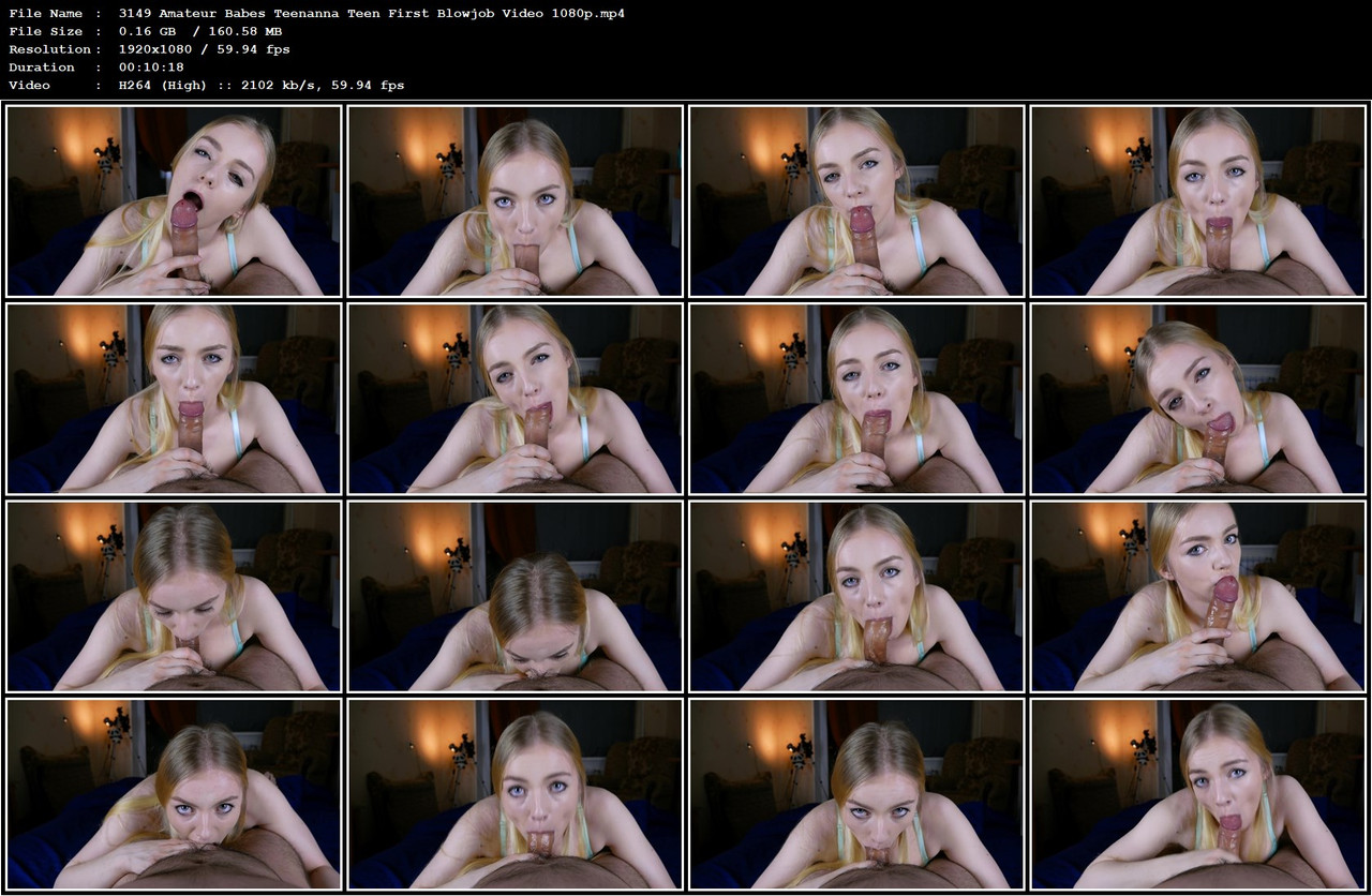 3149 Amateur Babes Teenanna Teen First Blowjob Video 1080p mp4