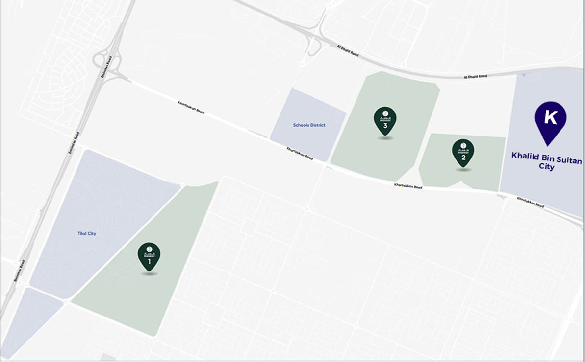 خريطة موقع المشروع