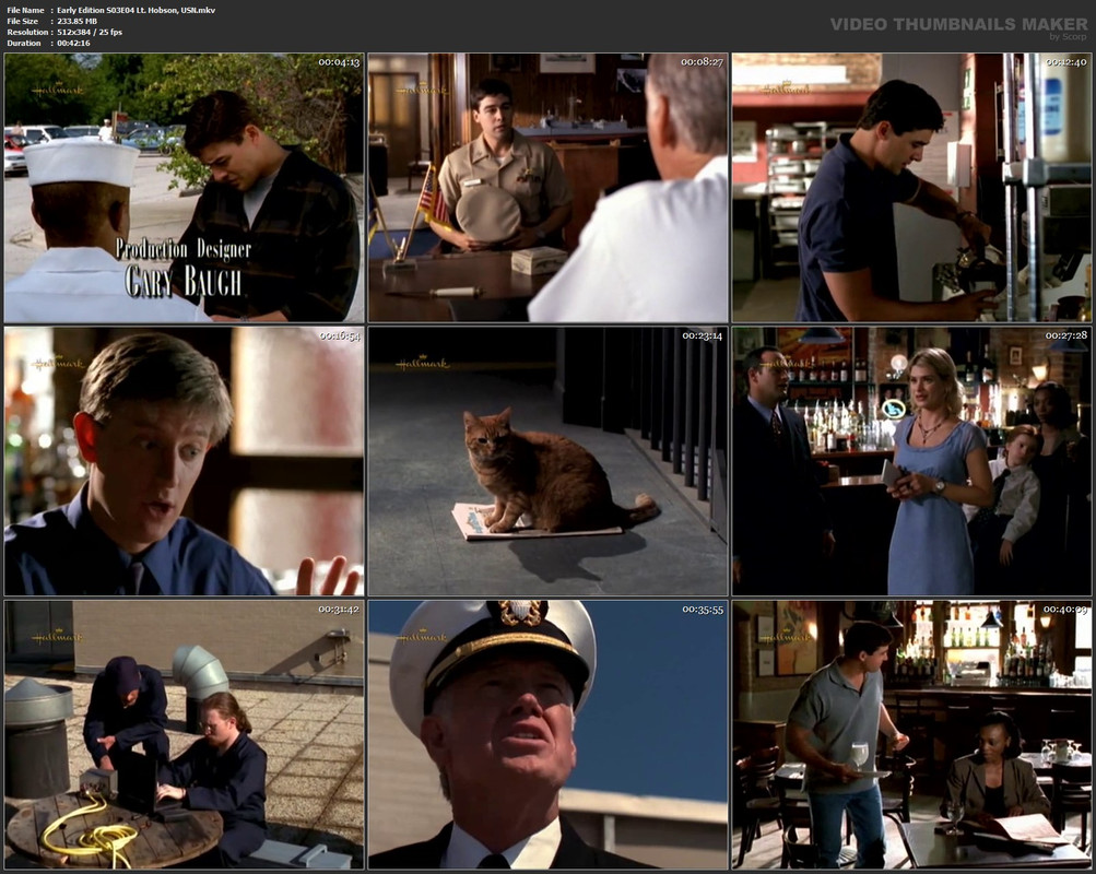 Early Edition S03E04 Lt. Hobson, USN.mkv
