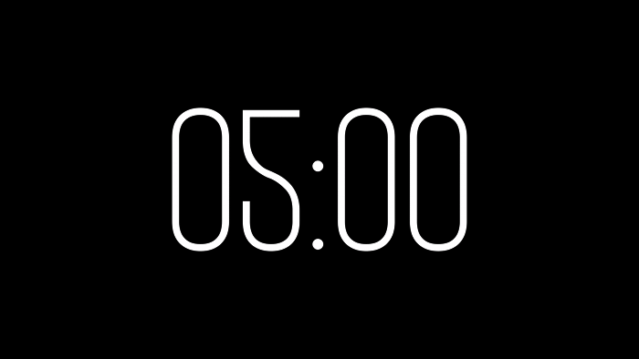 Cuenta Regresiva Ágora de 5 Minutos con Fondo Transparente 4K
