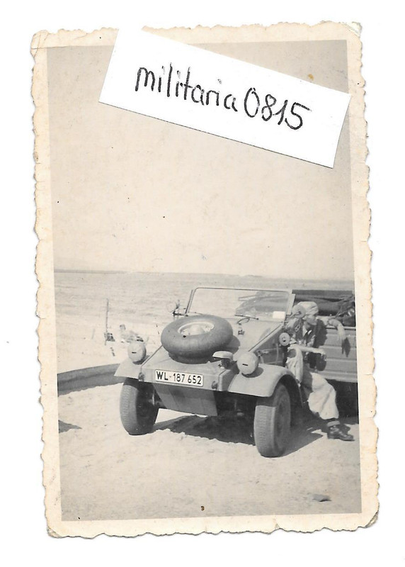 1943 Foto 2 WK Deutsche Luftwaffen VW Kübel Wage