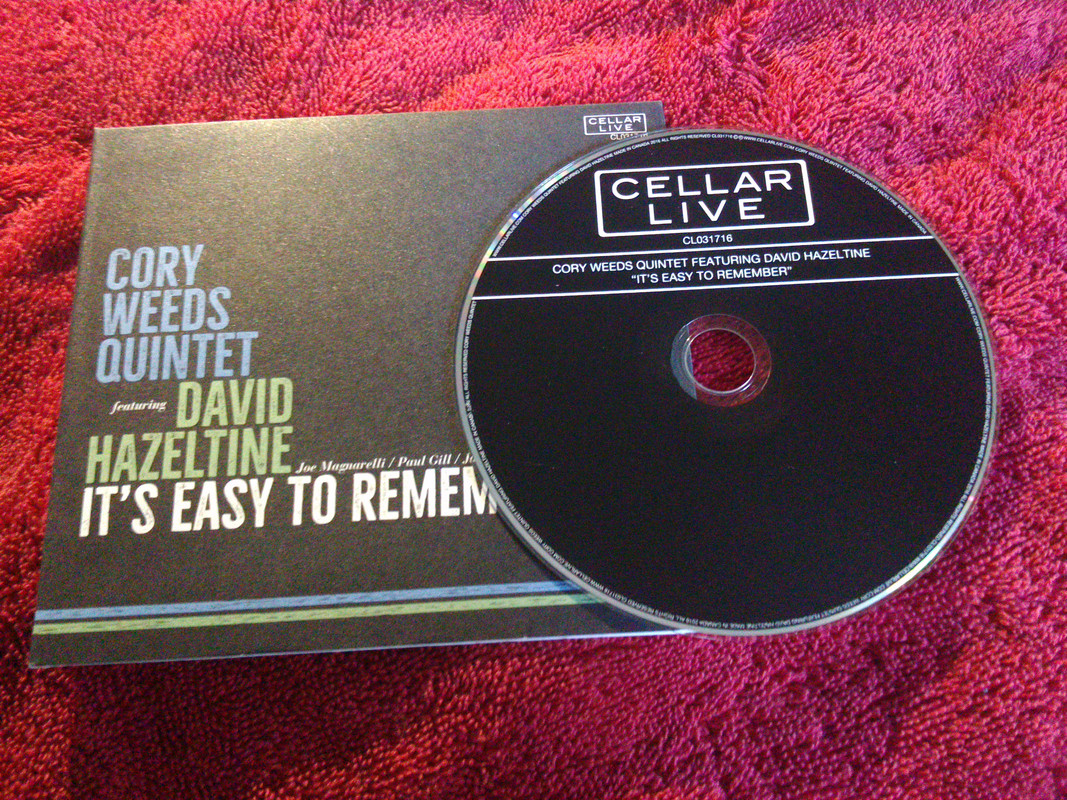 Cory Weeds Quintet featuring David Hazeltine - It's Easy To Remember (2016) .mp3 -245 Kbps