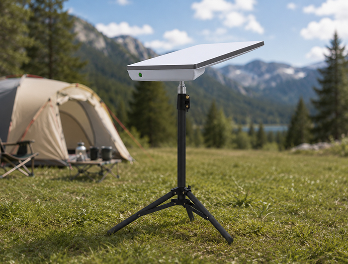 X6 on tripod outdoors