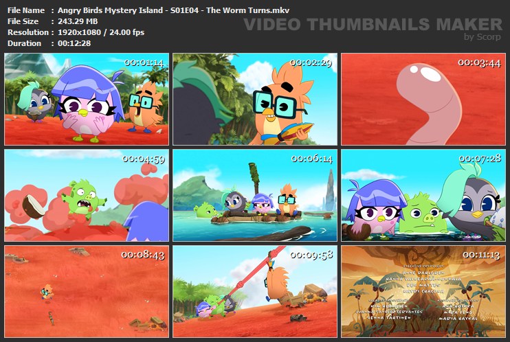 Angry Birds Mystery Island - S01E04 - The Worm Turns.mkv