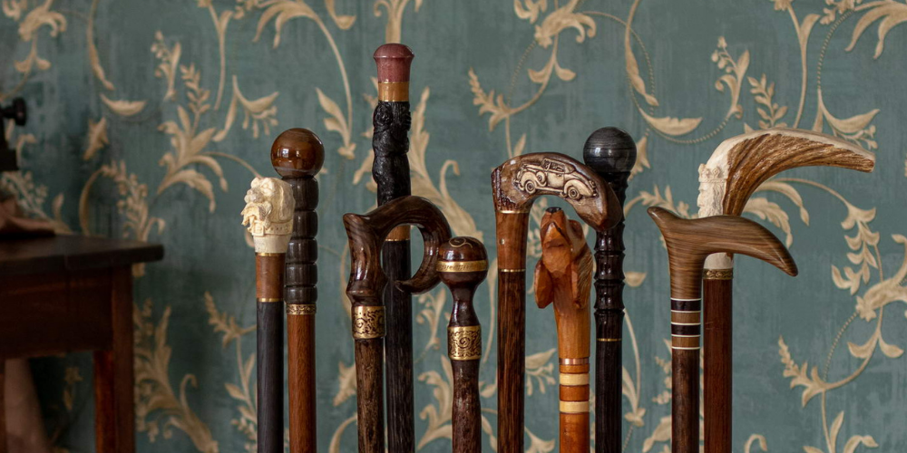 antique walking canes collection