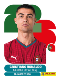 Figurinha Cristiano Ronaldo