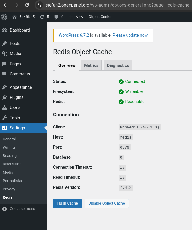 enabled plugin